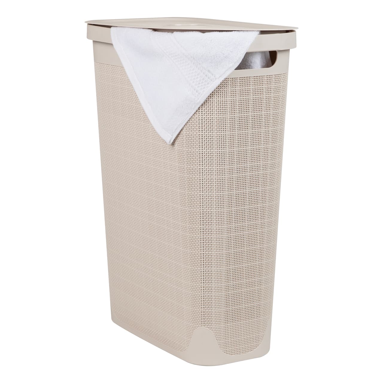 Mind Reader 23.5" Plastic Slim Laundry Hamper